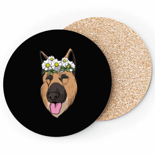 Dog German Shepherd Coasters