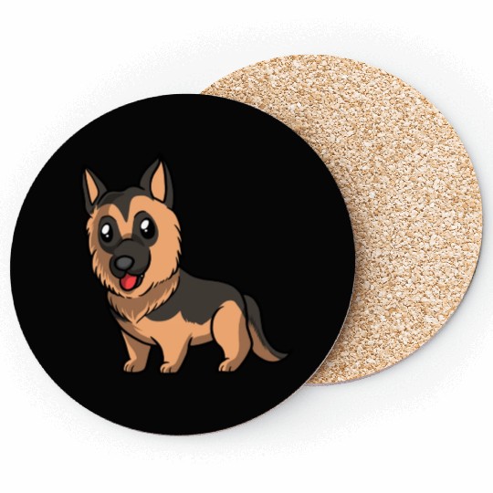 Dog German Shepherd Coasters