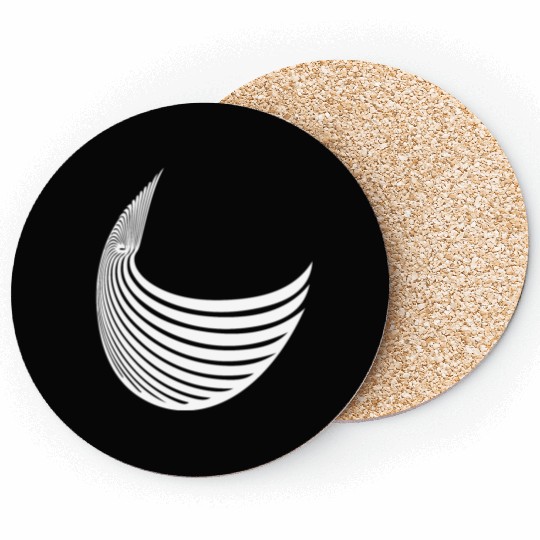 Geometric Stripe Wings Coasters