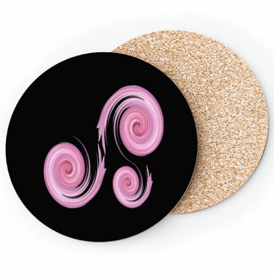 pink flower Coasters