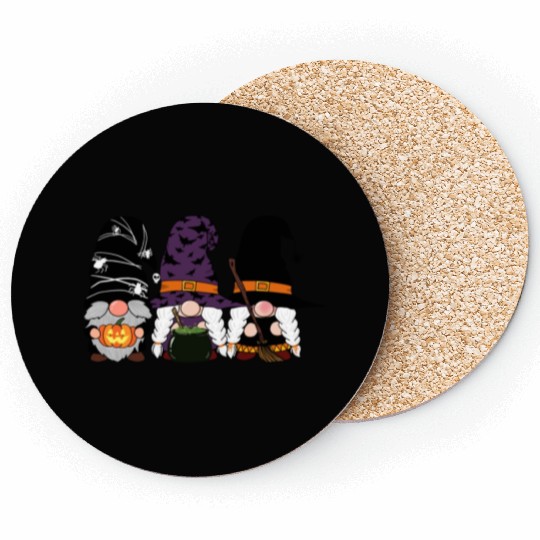 Trick or Treat Gnomes Coasters