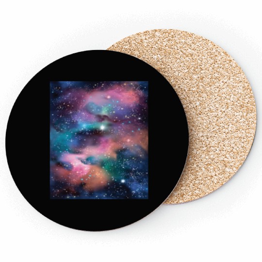 Space astronaut science planets astronomy design Coasters