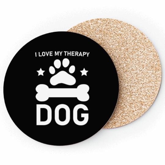 I love my Therapy Dog Coasters