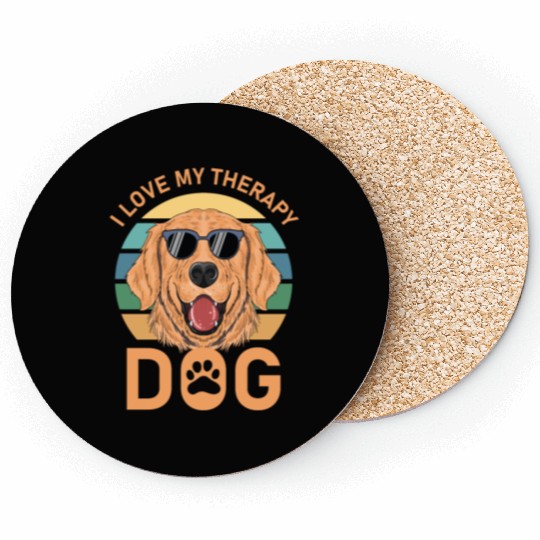 I love my Therapy Dog Coasters