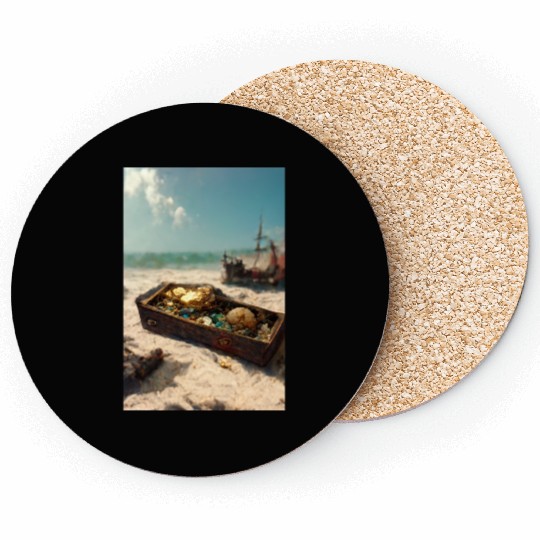 Pirate Treasure Coasters