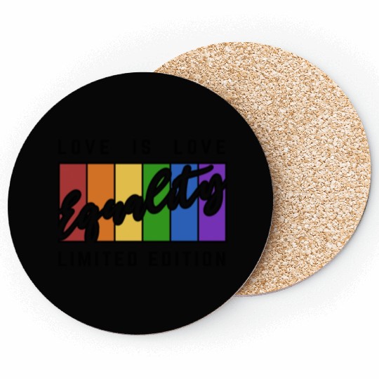 Limited Edition LGBTQI Love is Love Coasters