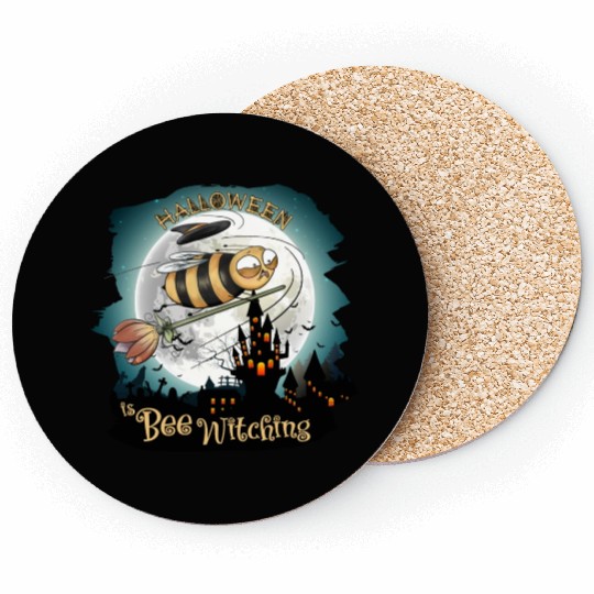 Halloween is Bee Witching Coasters