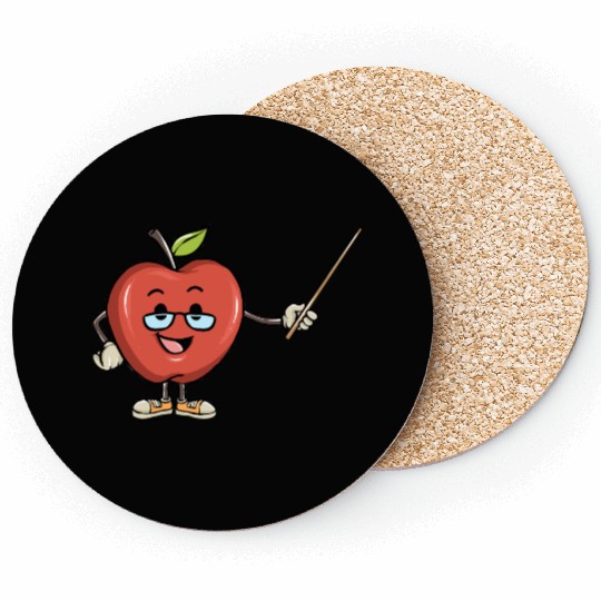 apple teacher Coasters