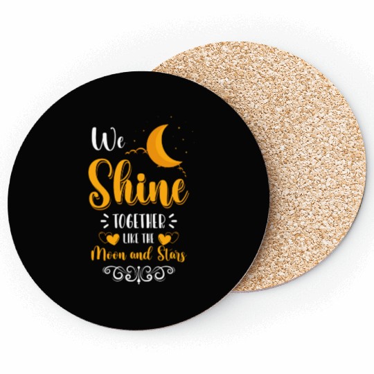 Star Asterisks Sun Coasters