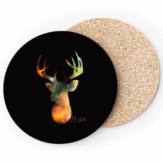 Oh Deer space Coasters