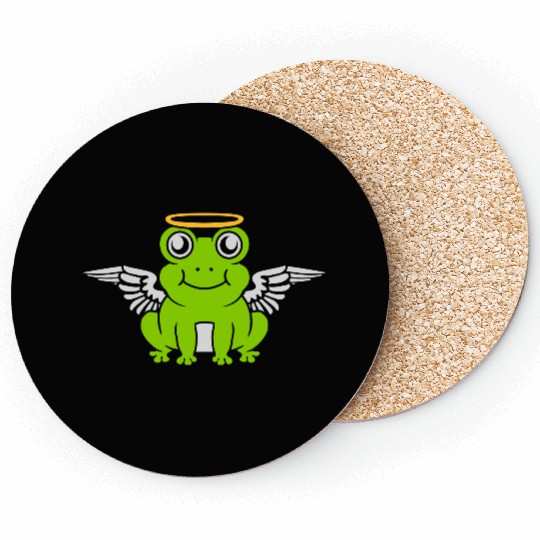 Angel frog wings Coasters