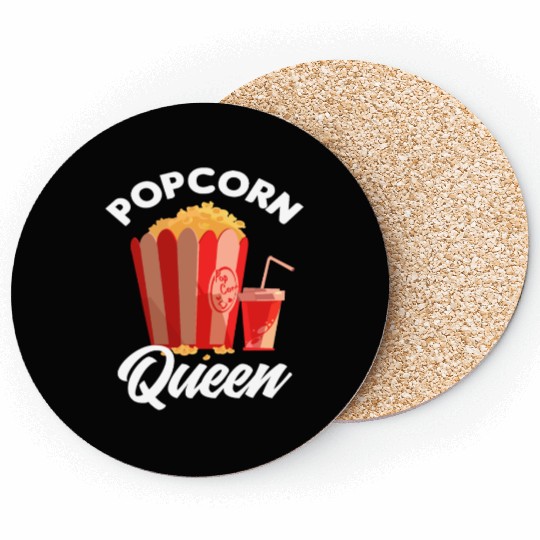 Film Popcorn Lover Coasters