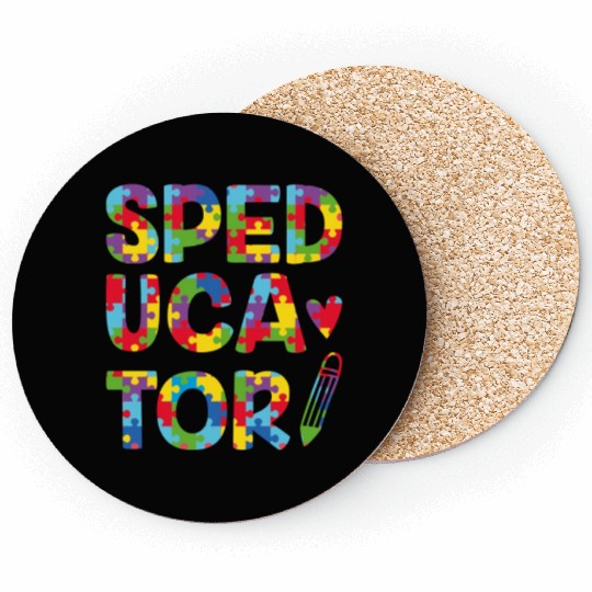 Speducator Sped Teacher Special Education Cute Coasters