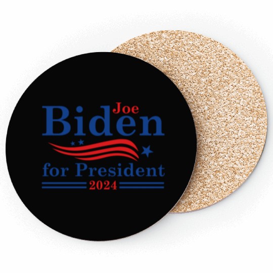 Joe Biden For President 2024 Coasters