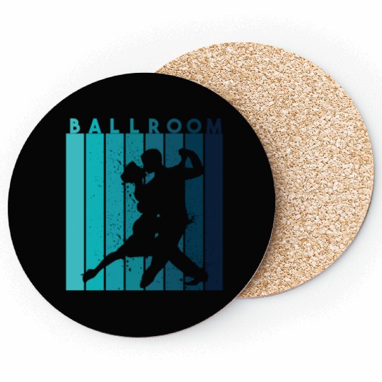 Retro Dance Teacher Dancer Ballroom Coasters