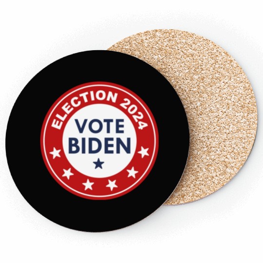 Vote Biden Election 2024 Coasters