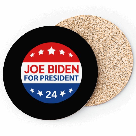 Joe Biden For President 24 Coasters