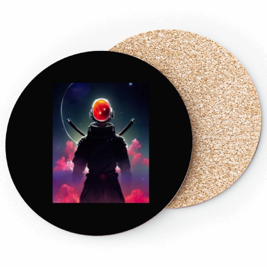 Astronaut Samurai Coasters