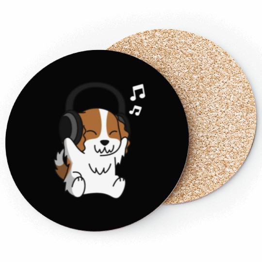 Music Lover Cavalier King Charles Spaniel Coasters