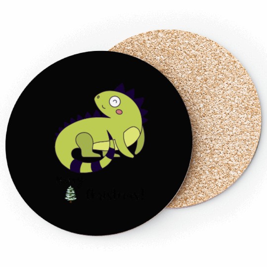 MERY CHRISTMAS Coasters Funny Short Graphic Tops