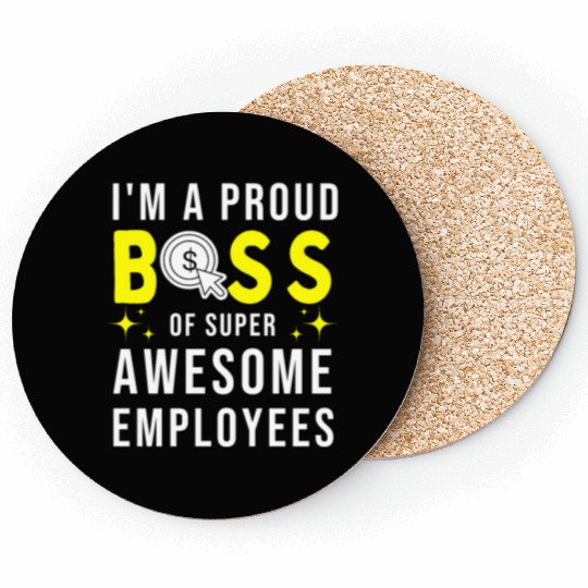 Boss day Employee appeciation office gift Coasters