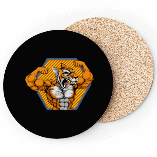Strong Tiger Coasters