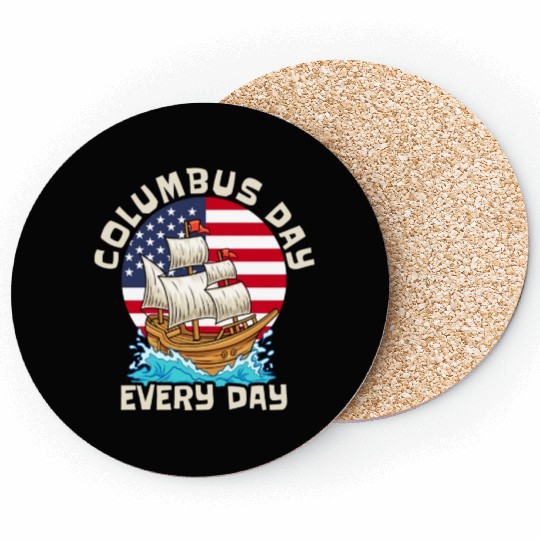 Columbus Day 1492 Coasters