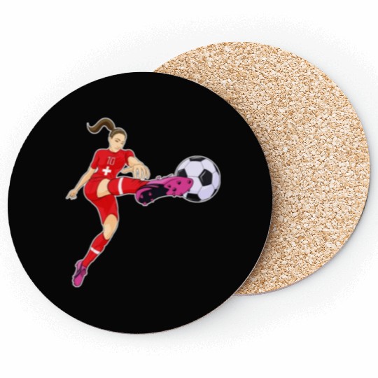 Swiss National Soccer Team I Football Switzerland Coasters