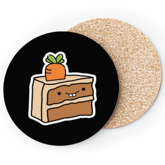 Carrot Cake Sweet Carrot Cake Coasters