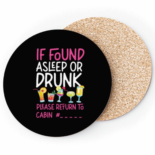 Cruise Ship Vacation Friends Coasters