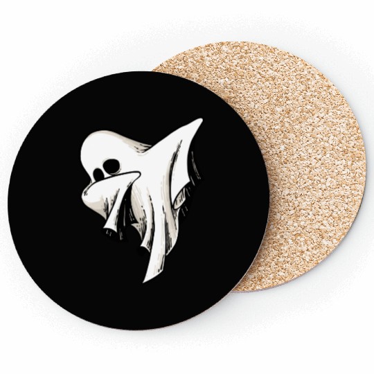 Halloween Dabbing Ghost Coasters