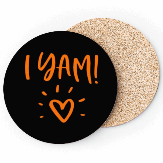 She's My Sweet Potato I Yam Set Couples Coasters