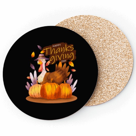east Thanksgiving ,Food Feast ,Fall Thanksgiving Coasters