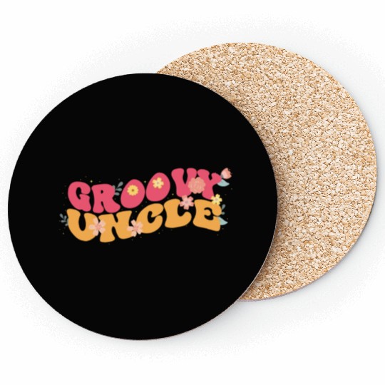 Groovy Uncle Garden Plant Flowers Floral Decor Coasters
