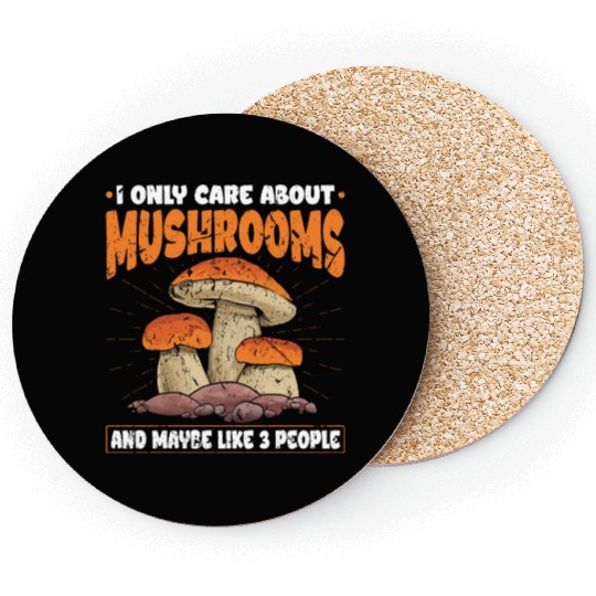 Morel Mushroom Hunting Coasters