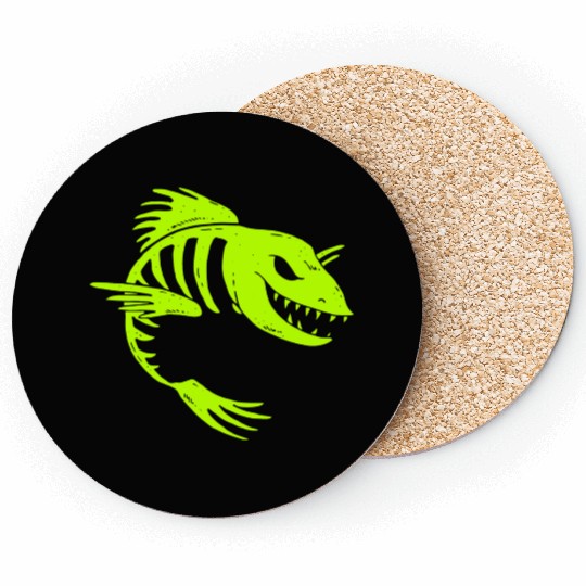 Fish Skeleton Coasters
