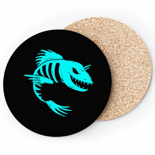 Fish Skeleton Coasters