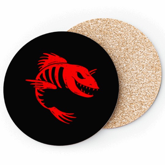Fish Skeleton Coasters