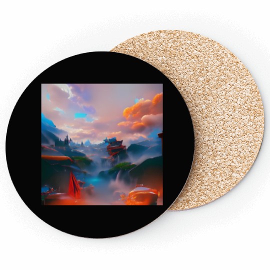 A Timeless World in a Distant Solar System Bright Coasters