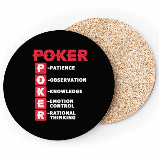 Poker Definition Coasters