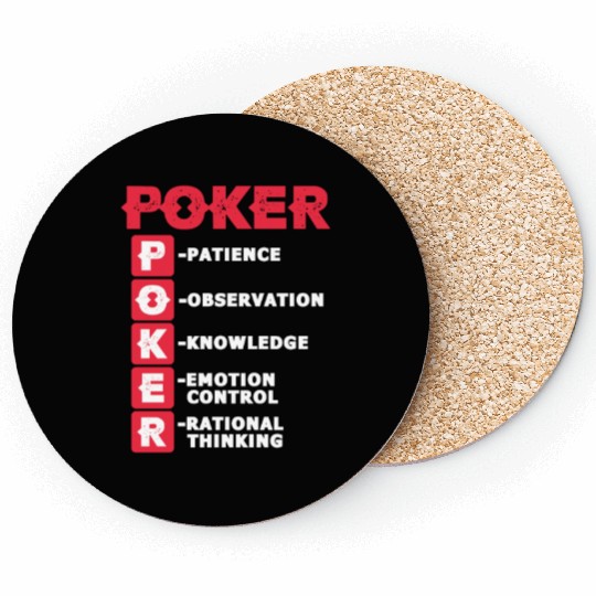 Poker Definition Coasters