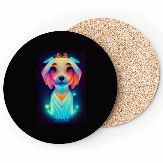 Angel Dog 013 Coasters