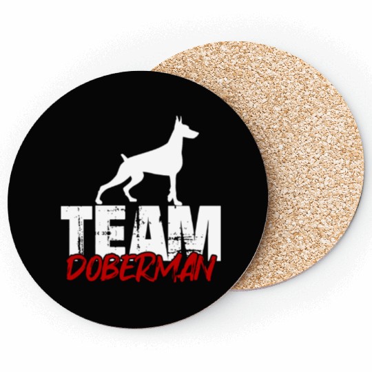 Team Doberman Coasters