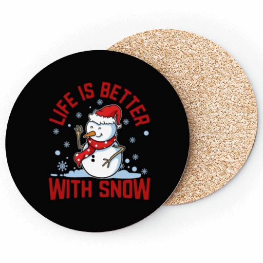 snowman Coasters