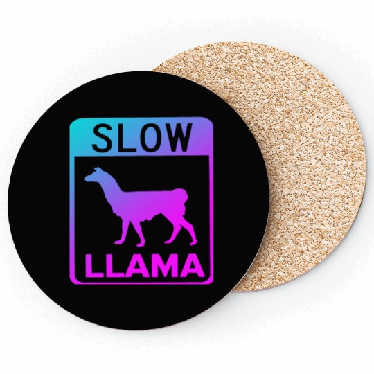 Phish Slow Llama Coasters