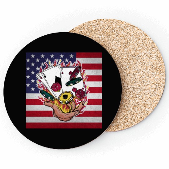 Poker Coasters
