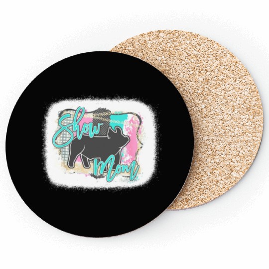 Bleached Pig Show Mom Mother's Day Coasters