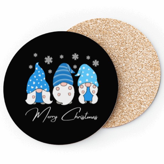 Gnomes family Coasters Christmas Coasters 2022 winter