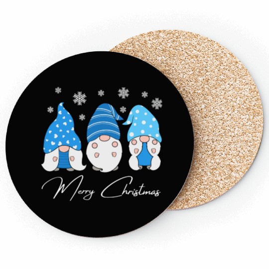 Gnomes family Coasters Christmas Coasters 2022 winter