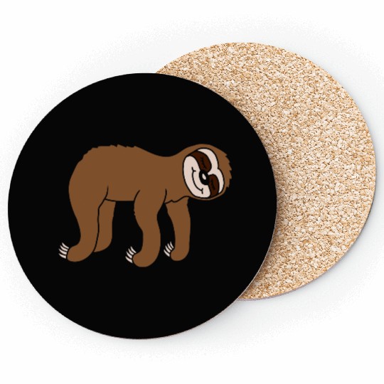 Design hanging lying sloth Coasters